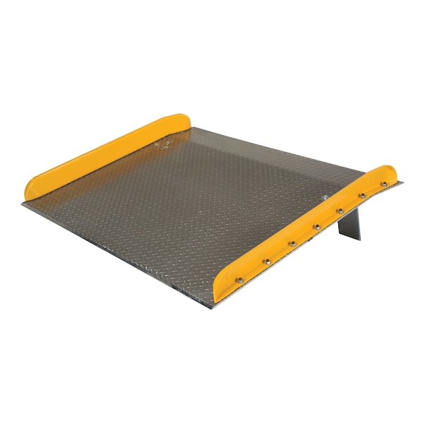 Vestil 60" x 48" Aluminum Truck Dockboards with Steel Safety Curb, 15,000 lb Capacity TAS-15-6048 - main